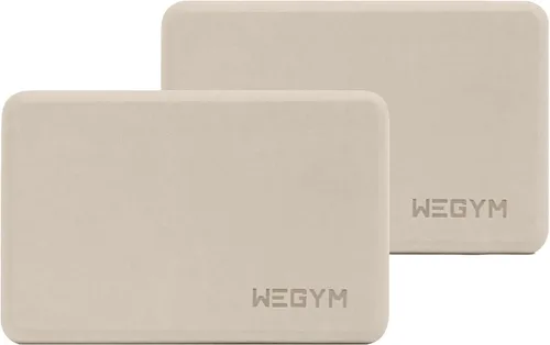 Vista 10 de WeGym Yoga blocks with Anti-Slip, Comfortable Grip, Sturdy Sides for Secure Workouts at Home, for Yoga, and Pilate Training