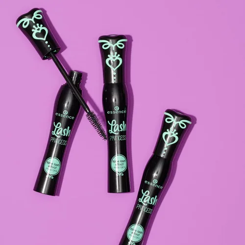 Vista 5 de essence - Máscara de pestañas postizas con efecto de pestañas postizas y delineadores de ojos de gel Stay & Play 01 Black Raven Vegano y libre
