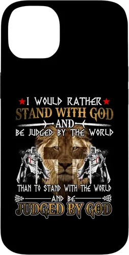 Vista 15 de I Would Rather Stand with God Knight Templar Case for iPhone 17