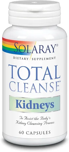 Vista 2 de SOLARAY Total Cleanse Suplemento renal – Mezcla compleja de perejil, diente de león y ortiga, suplemento de apoyo renal para hombres y mujeres – 60