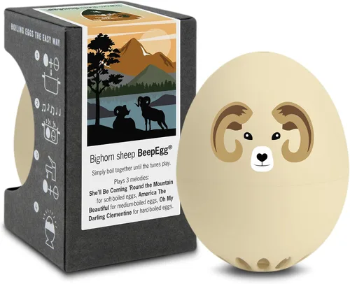 Vista 8 de BeepEgg Oso – Temporizador de Huevos para Hervir Huevos – Cocinador de Huevos Musical para Huevos Blandos, Medios y Duros – Seguro para Alimentos