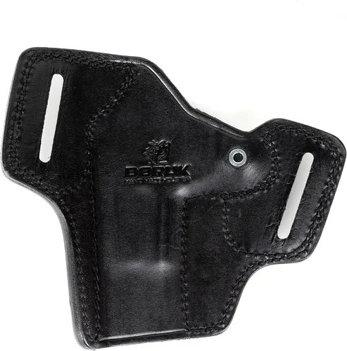 Vista 2 de Doruk Holster Browning Hi Power Owb Combat Master Funda de cuero hecha a mano para pistola