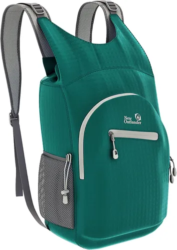 Vista 4 de Outlander Mochila de senderismo 100% impermeable, ligera, plegable, para viajes, mochila de día