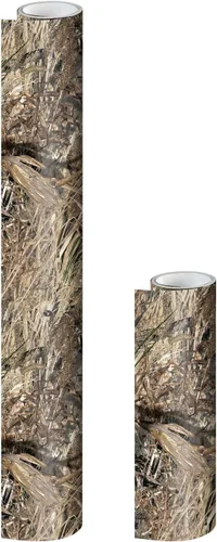Vista 10 de Mossy Oak Patrones de Caza en Rollo de Camuflaje Mate, Envoltura de Vinilo Autoadhesiva, DIY (48"x12", Break-Up Country)