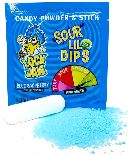Vista 6 de crait Lockjaw Sour Lil Dip Candy - Palitos de inmersión a granel con polvo, paquete variado de 36