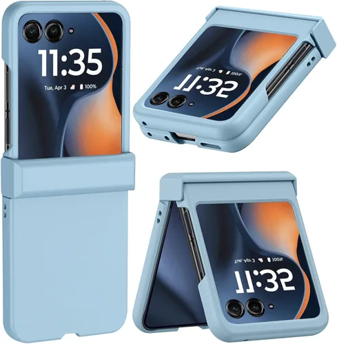 Vista 8 de NINKI Funda protectora para Motorola Razr Ultra 2025 con protector de bisagra, delgada, a prueba de golpes, para Motorola Razr 60 Ultra, funda