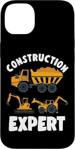 Vista 15 de iPhone 13 Pro Max Truck Construction Expert Excavator Digger para niño pequeño caso