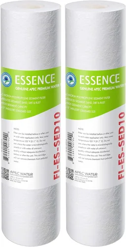 Vista 6 de APEC Water Systems FI-ES-SED10 - Filtro de repuesto de sedimentos de 10 pulgadas de etapa 1 de 5 micrones para sistema debajo del fregadero