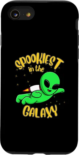 Vista 13 de iPhone 14 Alien Halloween Season Spooky Alien Lover Trick Or Treat Case