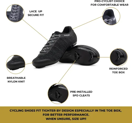 Vista 3 de Tommaso Strada Mens SPD & Peloton ShoesReady-to-Ride with Peloton Delta Cleat or SPD Cleats for Indoor BikesExplore Vareity Cycling Shoes & Bike