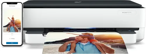 Vista 18 de HP ENVY 6075 Impresora inalámbrica todo en uno, incluye 2 años de tinta entregada, impresión móvil, escaneo y copia (8QQ97A)
