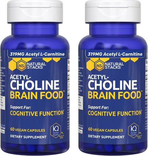 Vista 7 de Natural Stacks - Alimento cerebral de acetilcolina con colina Alpha GPC - Ayuda a limpiar la niebla cerebral, mejora el impulso mental y el estado