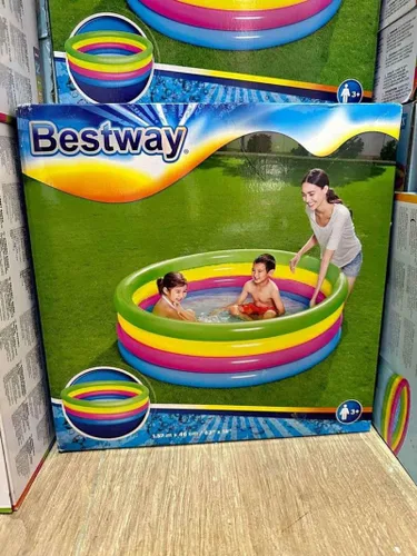 Vista 3 de piscina inflable