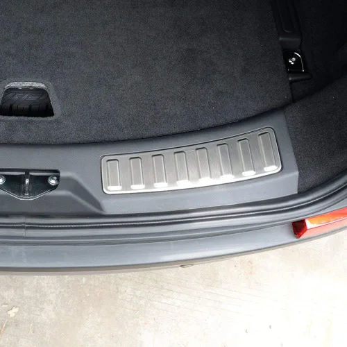 Vista 9 de YIWANG 304 - Protector de parachoques para puerta trasera de coche, acero inoxidable, 2 piezas para Land Rover Discovery Sport 2015-2019