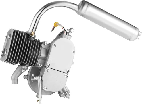 Vista 8 de Kit de motor de bicicleta de 2 tiempos mejorado de 100 CC, kit de motor de gasolina para bicicleta, kit de bicicleta motorizada con motor