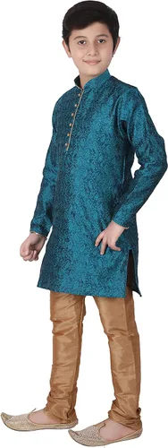 Vista 3 de Pro-Ethic Style Developer Juego de Kurta de seda para niños Ropa tradicional india 1 a 16 años Paquete de 1 (S-106)