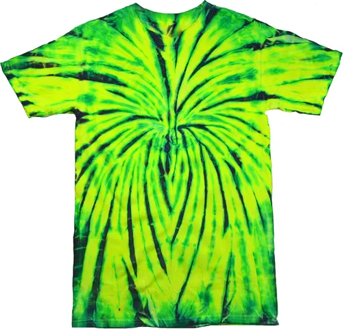 Vista 40 de Colortone Camisetas de teñido anudado de araña para hombres y mujeres, camisetas unisex de manga corta con teñido anudado para adultos Blaze