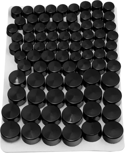 Vista 2 de TCT-MOTORPARTS Kit de cubierta de perno de motor negro 83PCS para Harley Softail Touring Twin Cam