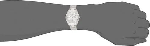 Vista 7 de Seiko snkn09j1Silver Plata FaceReloj automático de los hombres Analog