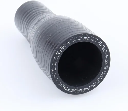 Vista 3 de AC PERFORMANCE ID de 1" a 1/2" (25mm a 13mm) Manguera de silicona recta reductora de 3 capas reforzada negra, 3" de longitud