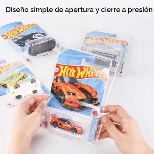Vista 6 de Paquete de 20 fundas protectoras transparentes compatibles con Hot 0.02 in de grosor, cubiertas de exhibición de la ampolla de la cubierta