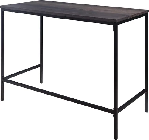 Vista 7 de OSP Home Furnishings Contempo - Escritorio de 42 pulgadas, color ceniza