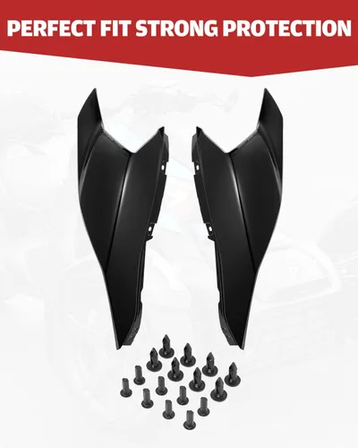 Vista 5 de A & UTV PRO Paneles de carenado lateral para Can-Am Ryker 900/600, paneles de cuerpo negro para accesorios Ryker Sport Rally Edition, reemplazo