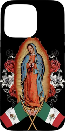 Vista 30 de Funda para iPhone 12 mini Nuestra Señora Virgen De Guadalupe Virgen María Mexicana