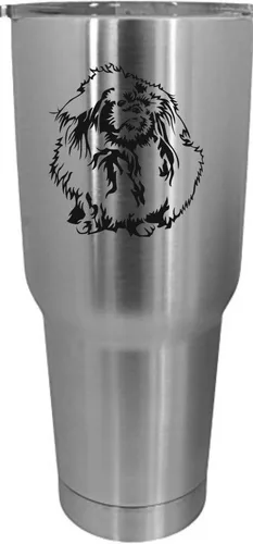 Vista 503 de Cairn Terrier - Vaso grabado con temática de perro, 30 onzas