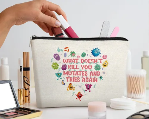 Vista 4 de EXUQO FP-BT-HZB-Funny-CosmeticBags, Gracioso-A, Juguetón y elegante