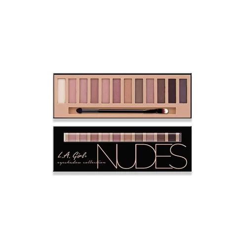 Vista 2 de L.A. Girl Colección de caja de sombras para ojos, nudes, 42 oz