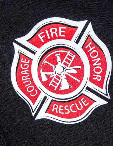 Vista 5 de Ann Arbor T-shirt Co. Sudadera con capucha para el ejército de los Estados Unidos, First Responder de la Fuerza Aérea del Ejército