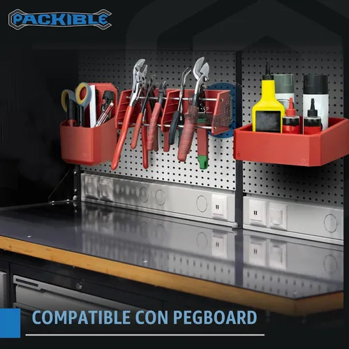 Vista 5 de Soportes de manta para Packout - Clavijas de montaje compatibles con Milwaukee Packout Accesorios de bloqueo de Packout