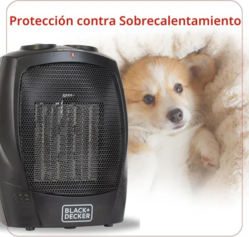Vista 8 de BLACK+DECKER BHDC201 Calentador personal de cerámica.