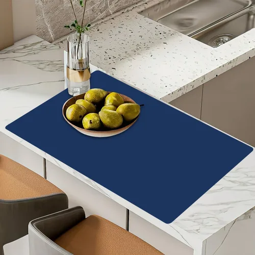 Vista 11 de Tapete de silicona súper grande, 120 x 24 pulgadas, tapete de silicona para encimera de cocina, tapete antideslizante resistente al calor, tapete