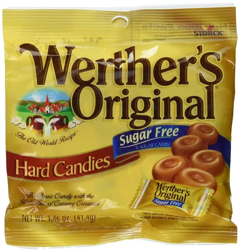 Vista 32 de Werther's Original - Golosinas duras rellenas de manzana caramelizada, 5.5 oz, paquete de 2