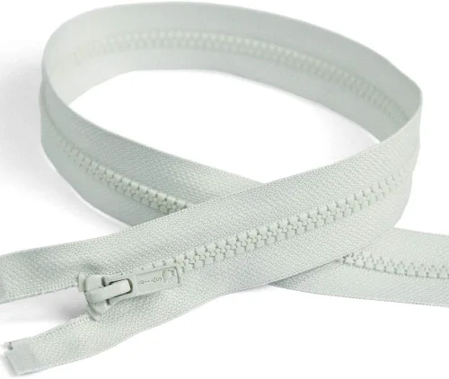 Vista 14 de Cremalleras de extremo abierto #5 de 18 pulgadas de largo con dientes de plástico, azul Alice, marca Bias Bespoke