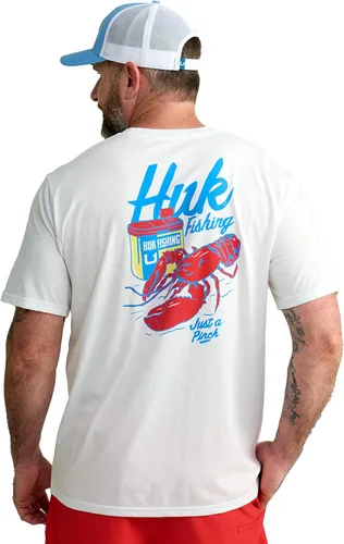 Vista 14 de HUK Mens Fishing Graphic Tee, Performance Short Sleeve, Quick-Dry Bass Bones - Búho nocturno