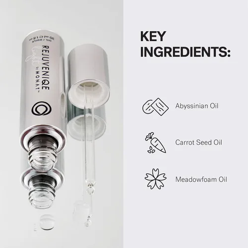 Vista 4 de MONAT Rejuveniqe® Suero ligero para rejuvenecer el cabello y la piel, potente suero hidratante – Hidratación profunda, piel y cabello vibrantes