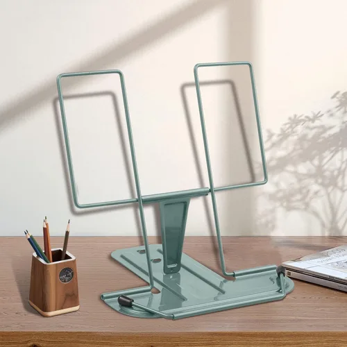 Vista 8 de Honagu Soporte para libros de lectura, soporte ajustable para libros, soporte para documentos, soporte resistente para recetas, libros de texto