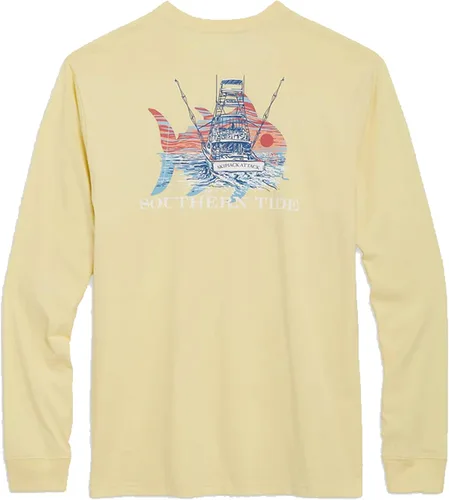 Vista 2 de Southern Tide Ls Sunset Sj Attack - Camiseta para hombre