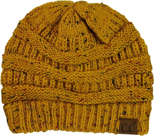 Vista 116 de C.C Trendy Warm Chunky Soft Stretch Cable Knit Beanie