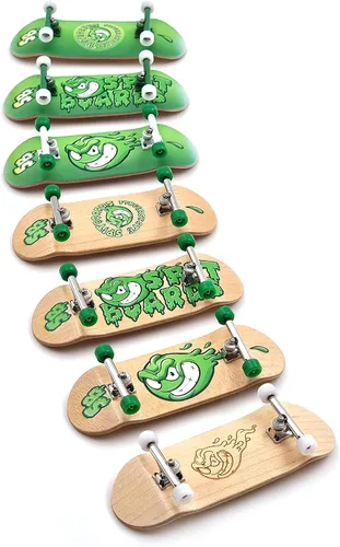 Vista 9 de SPITBOARDS 34mm x 96mm Juego Completo de Diapasón Profesional para Dedos Tablero de Madera Real Barras con Tuercas de Bloqueo y Bujes Ruedas