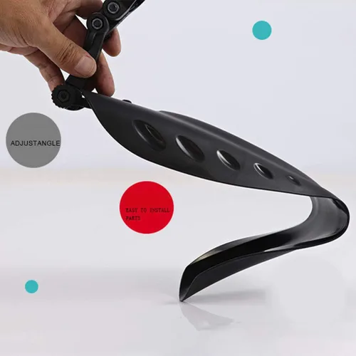 Vista 8 de Enfudid Juego de guardabarros para bicicleta de montaña, guardabarros traseros para bicicletas de carretera