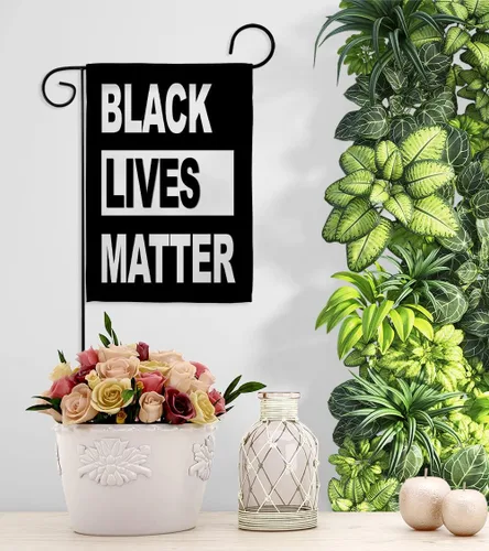 Vista 9 de BLM - Juego de derechos civiles de apoyo, causa, anti racismo, revolución, movimiento, igualdad, decoración social, cartel de regalo para patio