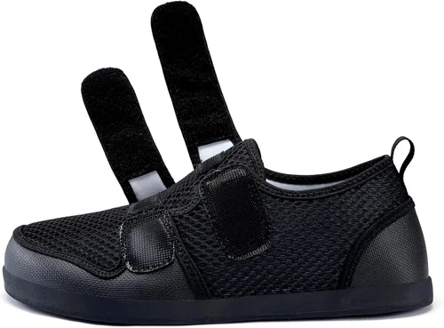 Vista 3 de Sisttke Zapatos para diabéticos para mujeres y hombres, ajustables, para artritis, edema, para casa, pies hinchados, zapatos extra anchos