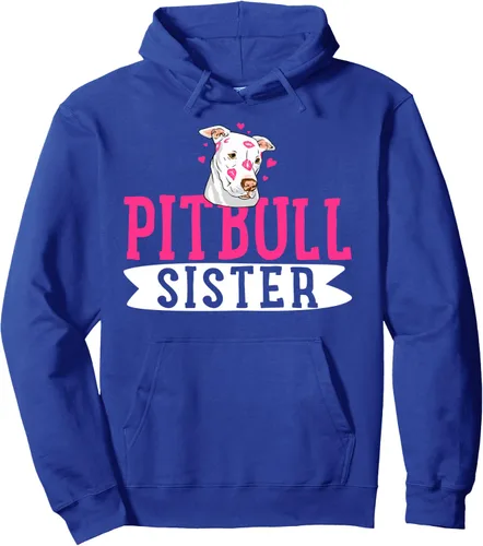 Vista 4 de Pitbull Sister Pit Bull Terrier Dog Pibble Owner - Sudadera con capucha, Negro