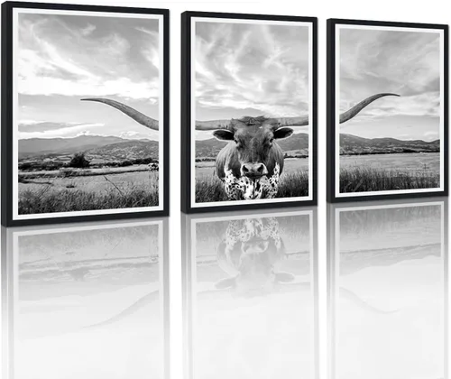 Vista 22 de 3 piezas modernas de lienzo de león de animales salvajes, pinturas de retratos de familia de leones, decoración de pared, obras de arte de sala