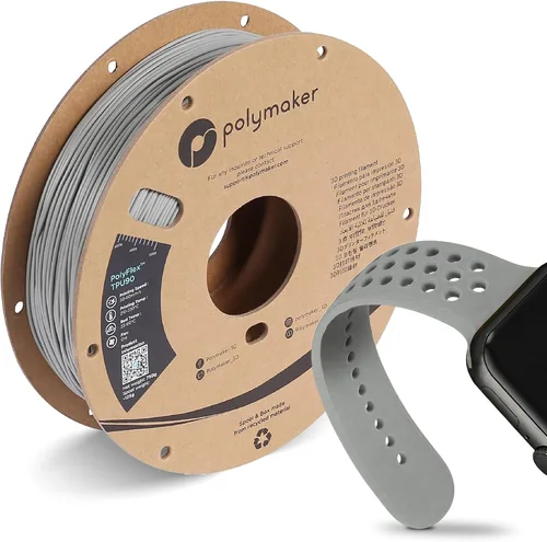 Vista 6 de Polymaker Filamento TPU 0.07 in 90A Flexible 1.65 lbs, Negro 111 - 1.75 mm 1.65 lbs Tpu90 Negro (Código hexagonal: #16161a)