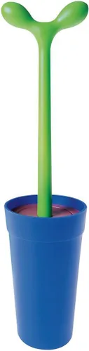 Vista 5 de Alessi Merdolino Aleesi ASG04 Merdolino - Escobilla de inodoro, color marrón